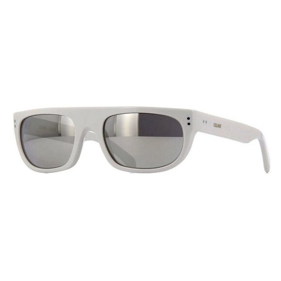 NWT CELINE SUNGLASSES WHITE GREY - Picture 1 of 3